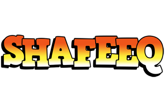 Shafeeq sunset logo