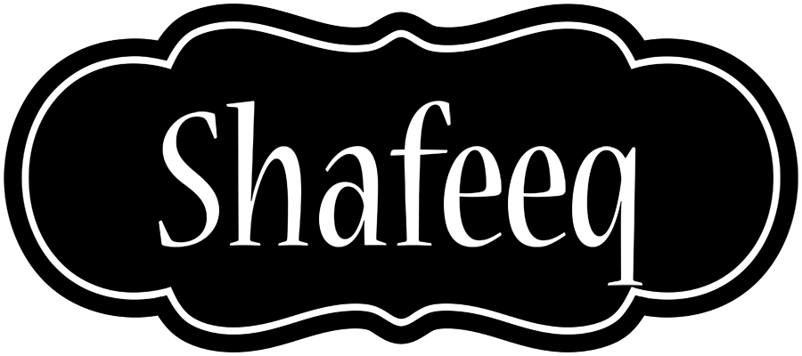 Shafeeq welcome logo