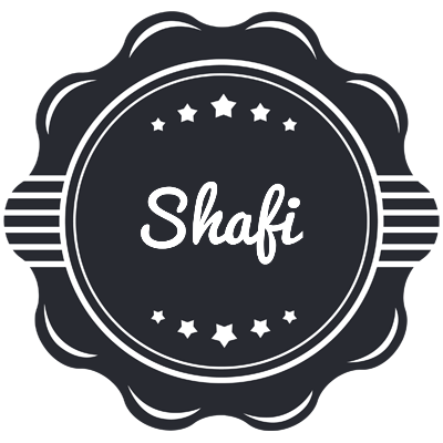 Shafi badge logo