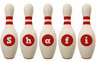 Shafi bowling-pin logo