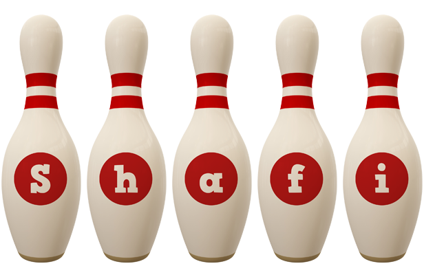 Shafi bowling-pin logo