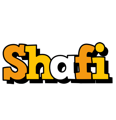 Shafi cartoon logo