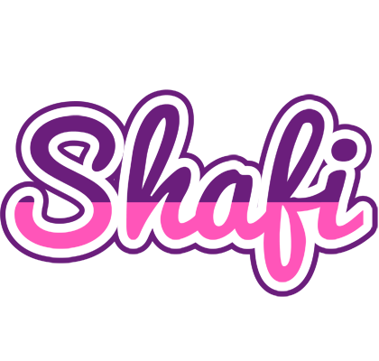 Shafi cheerful logo