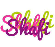 Shafi flowers logo