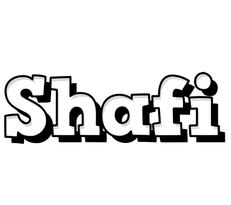 Shafi snowing logo