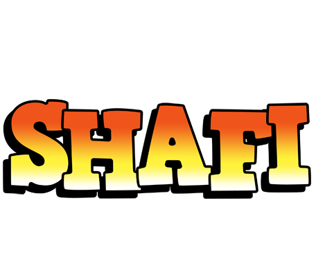 Shafi sunset logo
