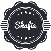 Shafia badge logo