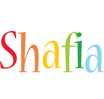 Shafia birthday logo