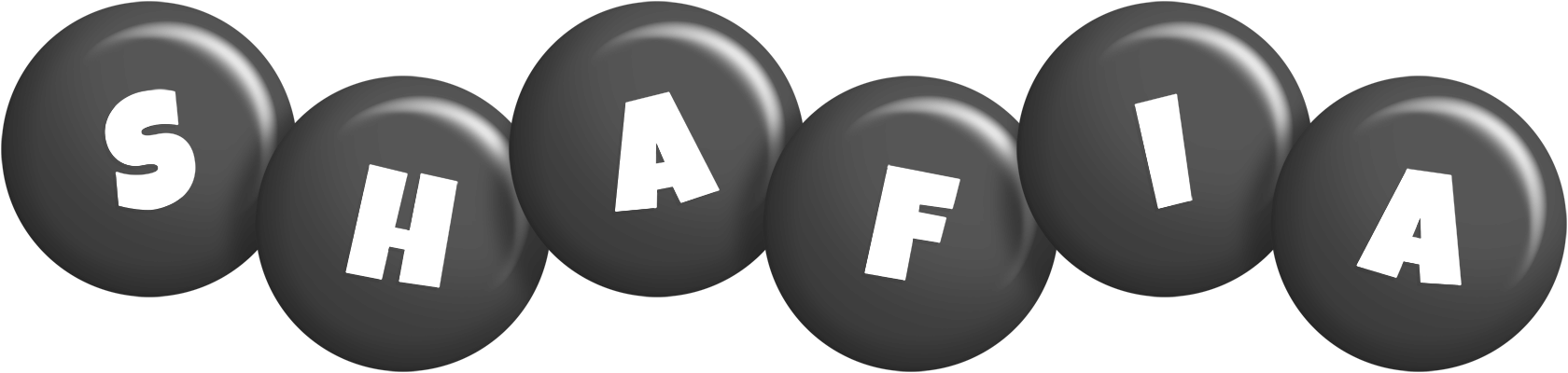 Shafia candy-black logo