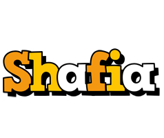 Shafia cartoon logo