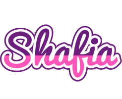 Shafia cheerful logo