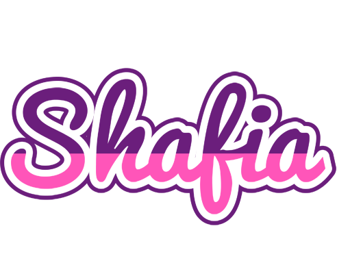 Shafia cheerful logo