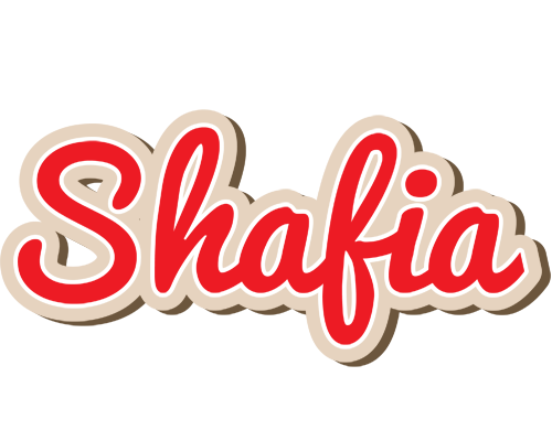 Shafia chocolate logo