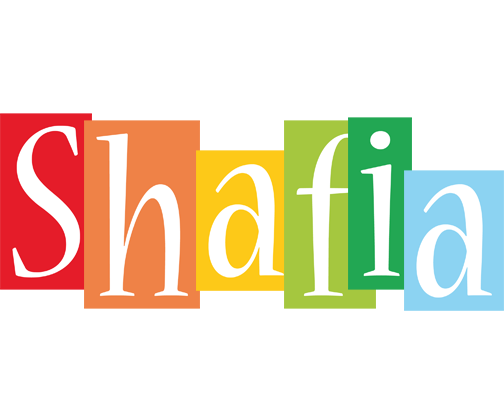 Shafia colors logo