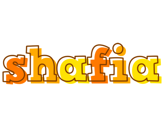 Shafia desert logo