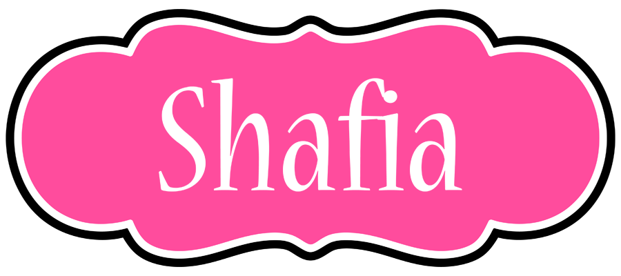 Shafia invitation logo