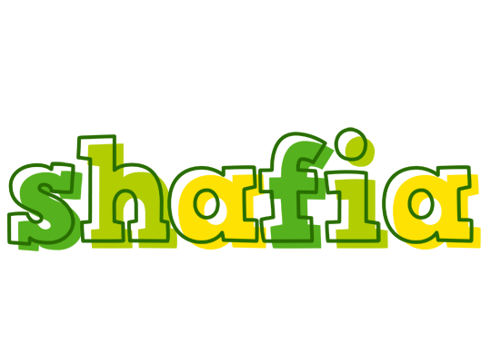 Shafia juice logo