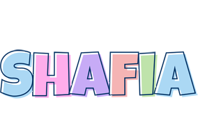 Shafia pastel logo