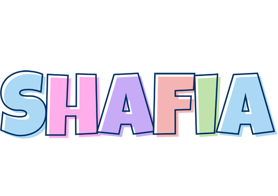 Shafia pastel logo