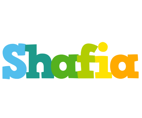 Shafia rainbows logo