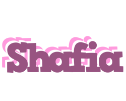 Shafia relaxing logo