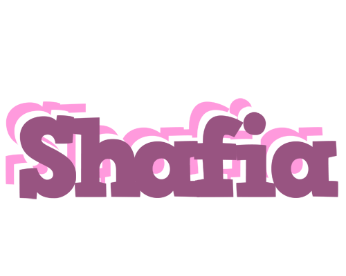 Shafia relaxing logo