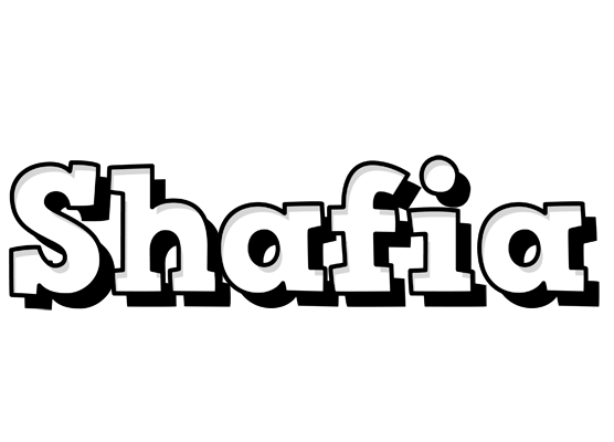 Shafia snowing logo