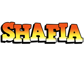 Shafia sunset logo