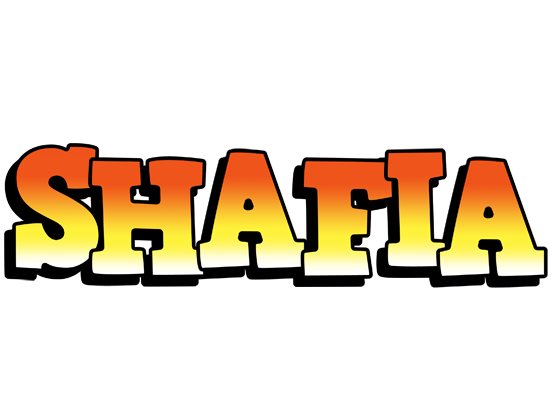 Shafia sunset logo