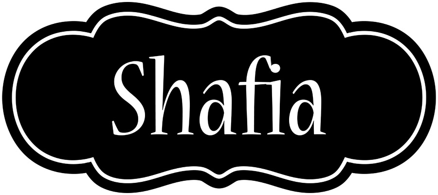 Shafia welcome logo