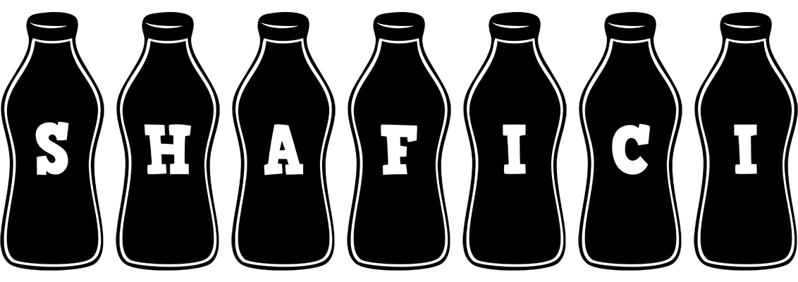 Shafici bottle logo
