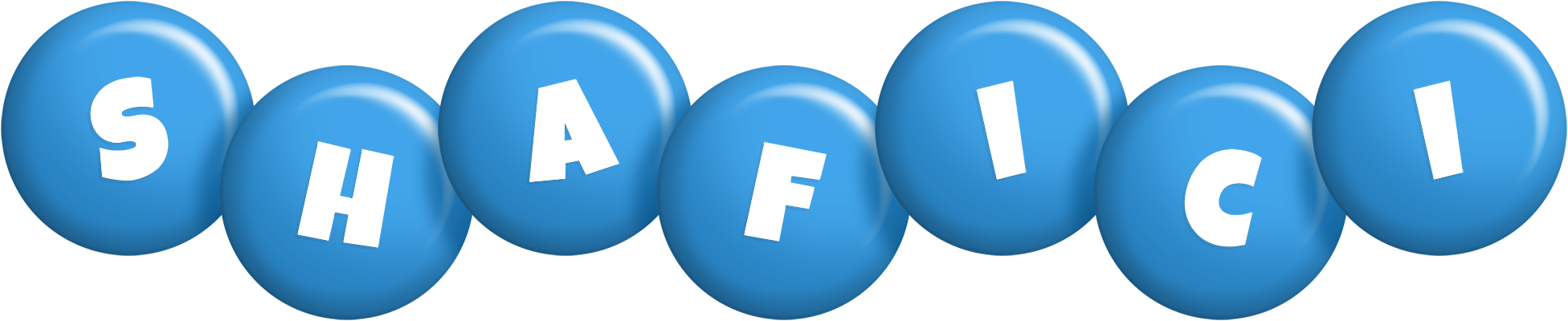 Shafici candy-blue logo