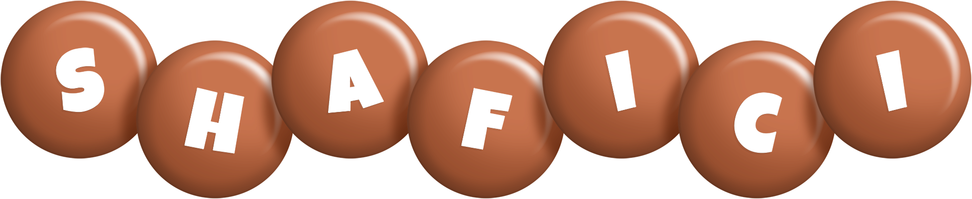 Shafici candy-brown logo