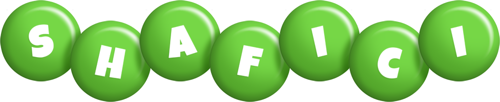 Shafici candy-green logo