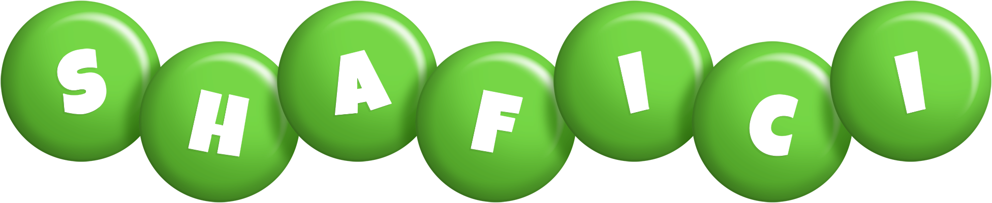 Shafici candy-green logo