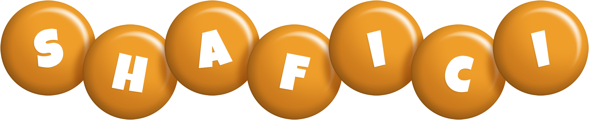 Shafici candy-orange logo