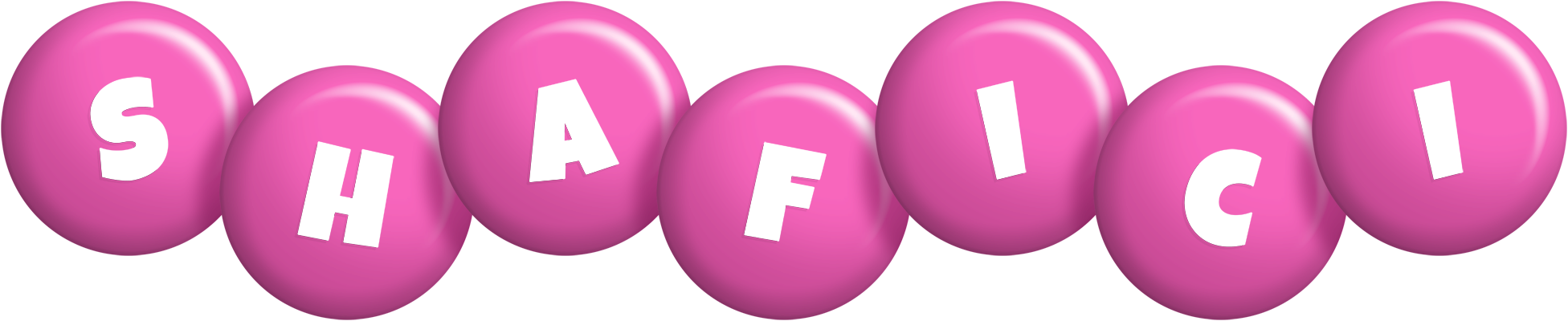 Shafici candy-pink logo