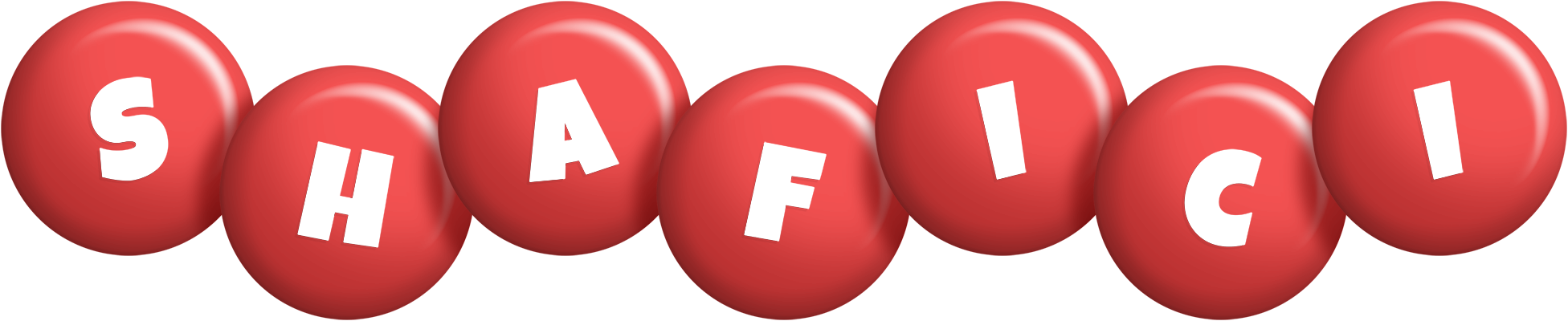 Shafici candy-red logo