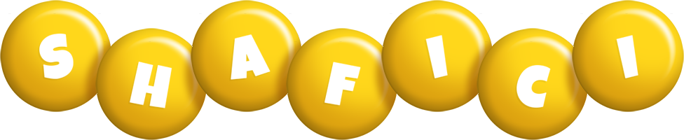 Shafici candy-yellow logo