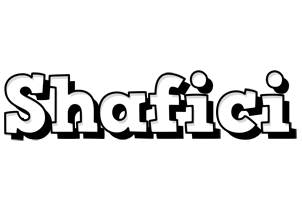 Shafici snowing logo