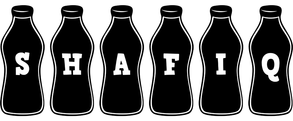 Shafiq bottle logo