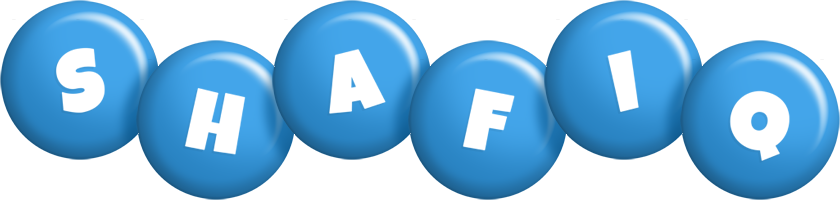 Shafiq candy-blue logo