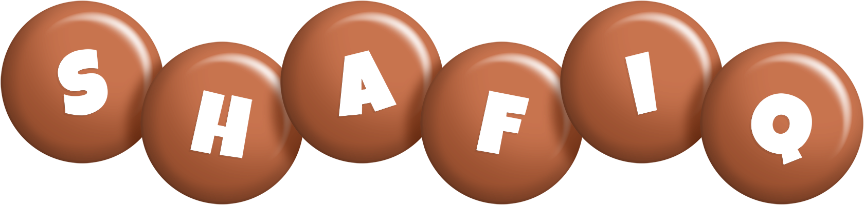 Shafiq candy-brown logo