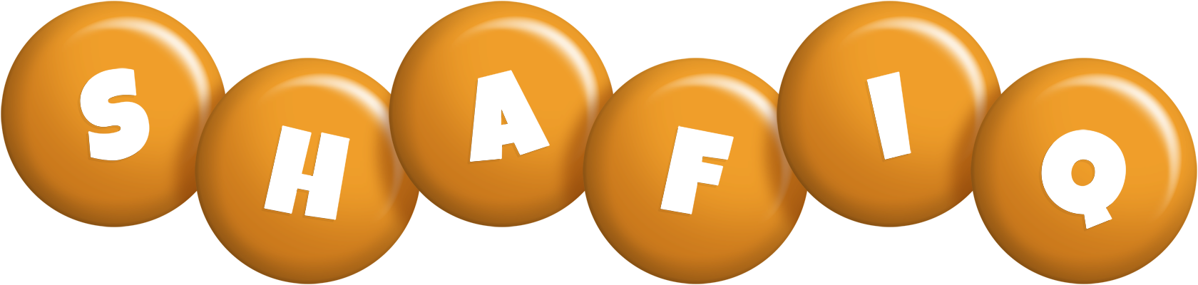 Shafiq candy-orange logo