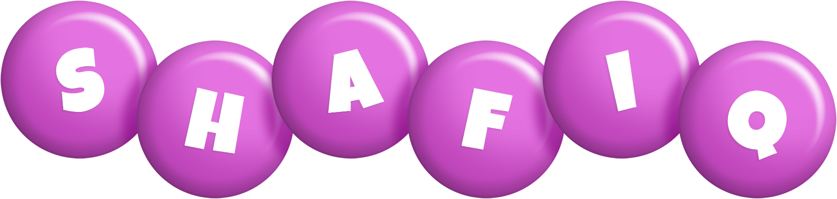Shafiq candy-purple logo