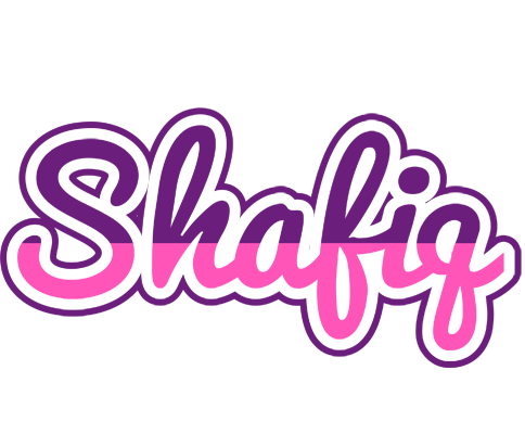 Shafiq cheerful logo