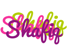 Shafiq flowers logo
