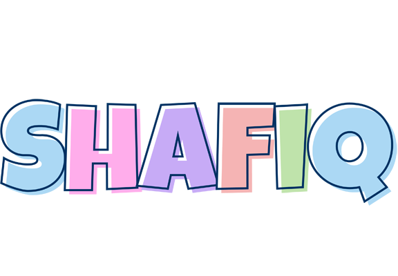 Shafiq pastel logo