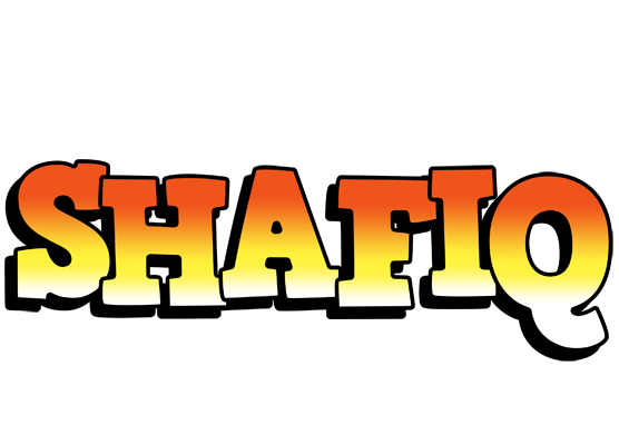 Shafiq sunset logo