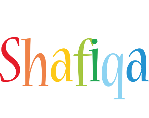 Shafiqa birthday logo